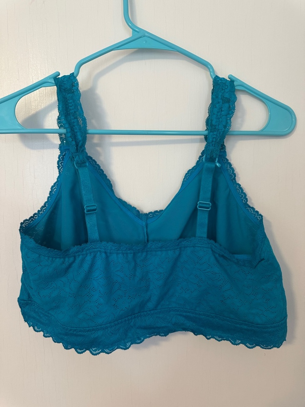 Torrid Curve Teal Floral Lace Bralette - Picture 3 of 6